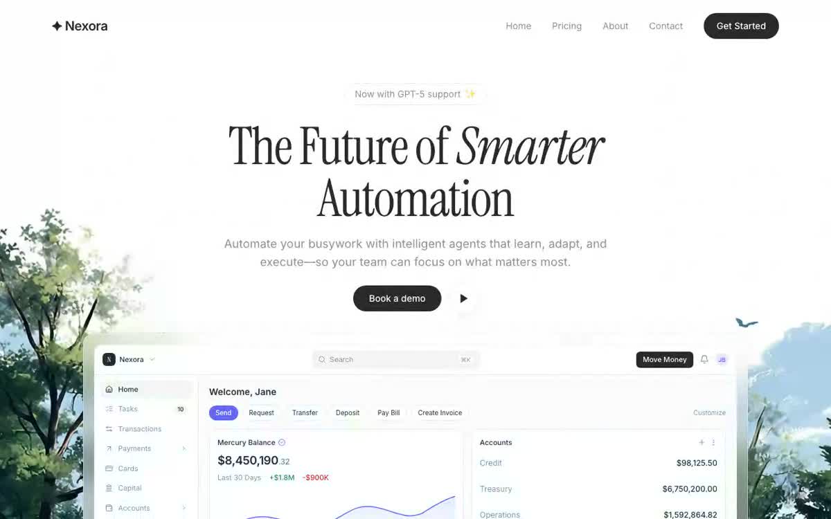 Nexora 企業流程自動化官網